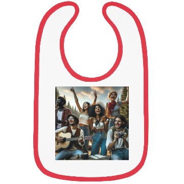 Discover B young and wild Bibs