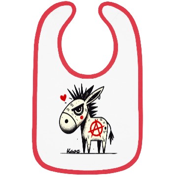 Discover Punk Anarchy Donkey Bibs