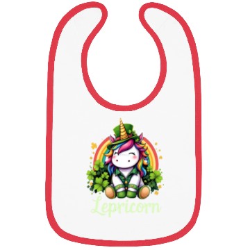 Discover Lepricorn St Patrick's Day Magic Unicorn Charm Bibs