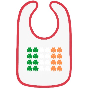 Discover Ireland Shamrock Flag Bibs
