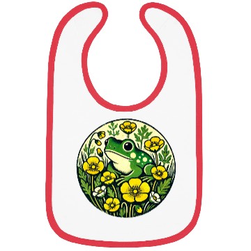 Discover Cute Frog Bibs