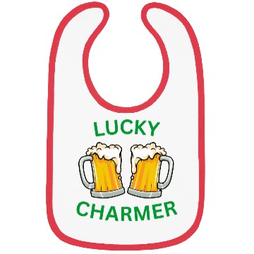 Discover LUCKY CHARMER Funny St. Patrick's Day Bibs