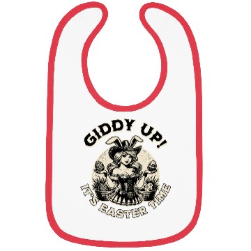 Discover Giddy Up It Is Easter Time! Western Cowgirl EASTER Bibs