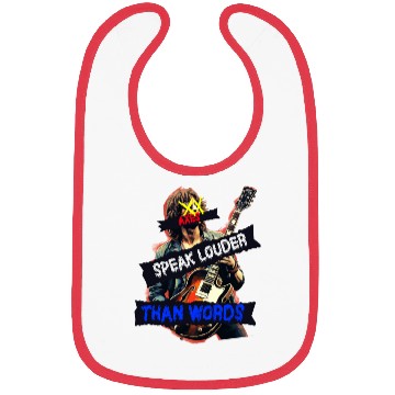 Discover Axes Speak Louder Than Words Guitar Player Bibs