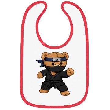 Discover Teddy bear ninja Bibs
