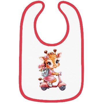Discover Giraffe Bibs