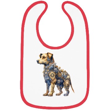 Discover Steampunk Fantasy Labrador Puppy Dog Bibs