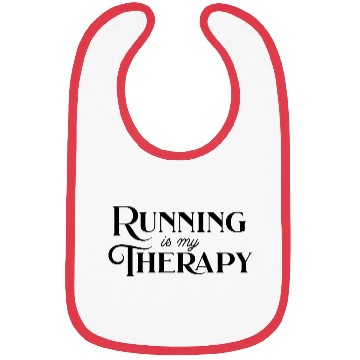 Discover Running is my Therapy-Motivational Runner Gift Bibs