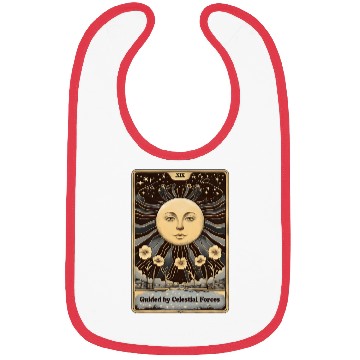 Discover Vintage Tarot Card The Planet Bibs