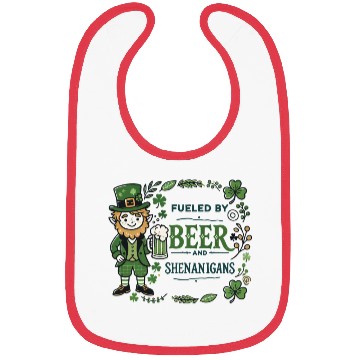 Discover St. Patrick's Day Lock: Beer And shenanigans Bibs