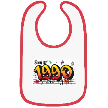 Discover Best of 1990 Graffiti – 35 Years of 90s Vibes Bibs