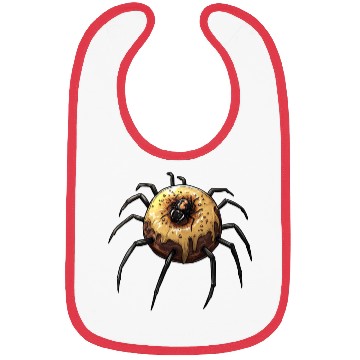 Discover Donut Spider Funny Creative Motif Bibs