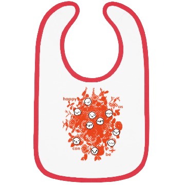 Discover Joyful Expressions Floral Design Bibs