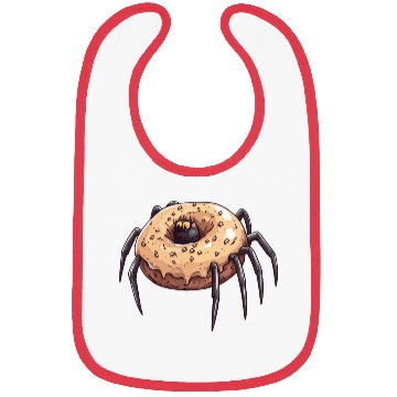 Discover Donut Spider Funny Creative Motif Bibs