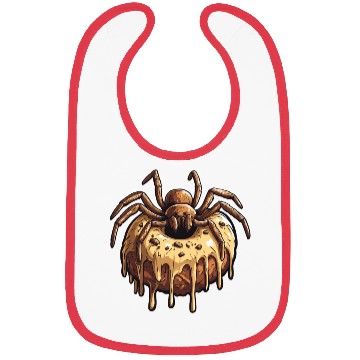 Discover Donut Spider Funny Creative Motif Bibs
