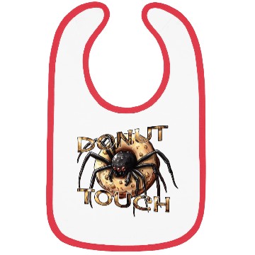 Discover Donut Spider Funny Pun Bibs