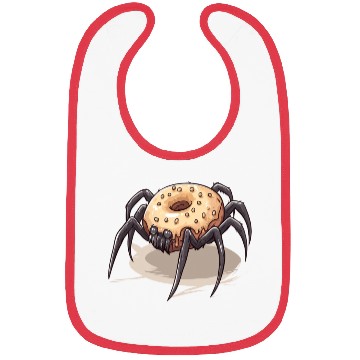 Discover Donut Spider Funny Creative Motif Bibs