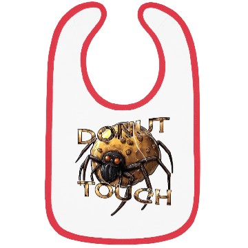 Discover Donut Spider Funny Pun Bibs