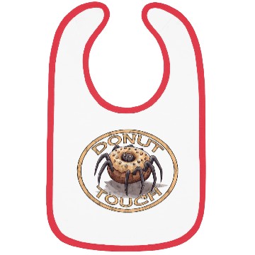Discover Donut Spider Funny Pun Bibs