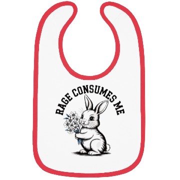 Discover Rage Consumes Me Bunny Bibs