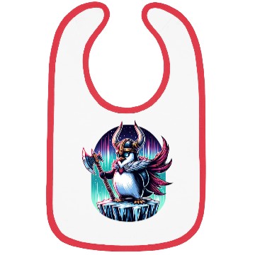 Discover Viking Penguin Warrior Under Northern Lights Bibs