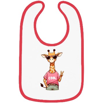 Discover Cool giraffe Bibs