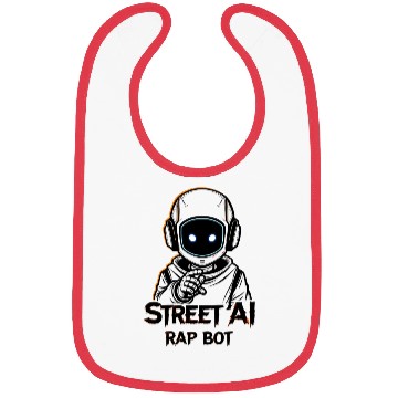 Discover Street AI Rap Bot – Futuristic Hip-Hop Astronaut D Bibs