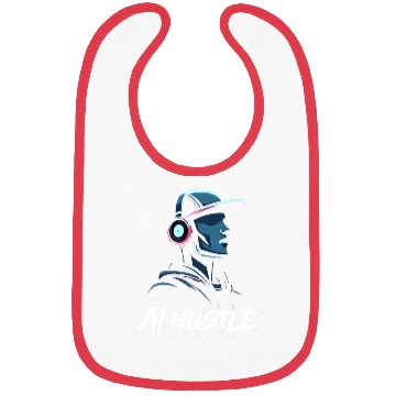 Discover AI Hustle – Futuristic Urban Flow Design Bibs