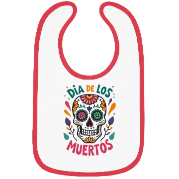 Discover Mexico Día de los Muertos Skull Bibs