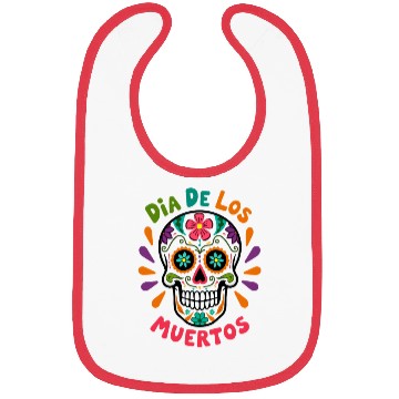 Discover Mexico Día de los Muertos Skull Bibs