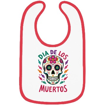 Discover Mexico Día de los Muertos Skull Bibs