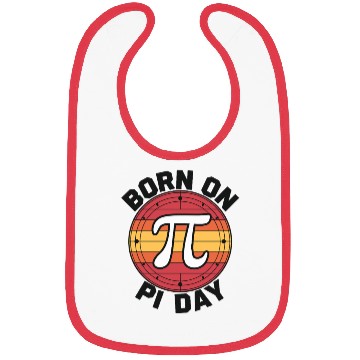 Discover Born on Pi Day Celebration for Math Enthusiasts Bibs