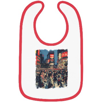 Discover I SURVIVED SHIBUYA CROSSING - JAPAN THEME Bibs