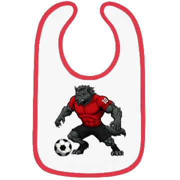 Discover Wolf footballer Bibs