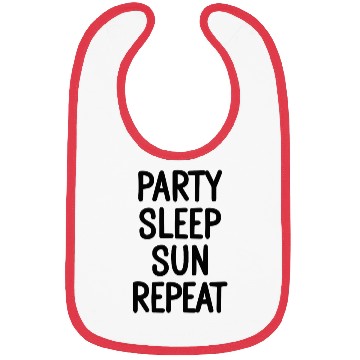 Discover Party Sleep Sun Repeat – Summer Lifestyle Bibs