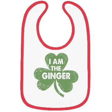 Discover Proud Redhead St. Patrick’s Day Shamrock Bibs