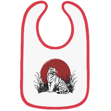 Discover Majestic White Tiger – Unique Bibs Design"