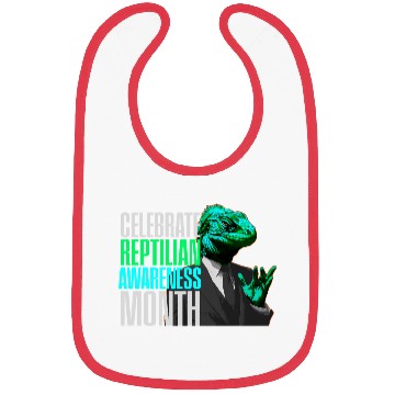 Discover Reptilian Awareness Month Lizard People Bibs