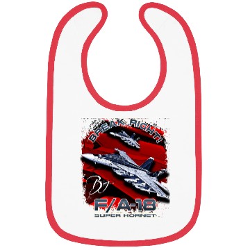 Discover F/A18 Super Hornet Us Air Force Fighterjet Bibs