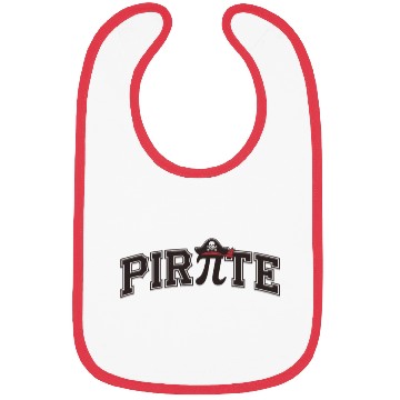 Discover Pirate Pi Math Humor Design With Skull Hat Bibs