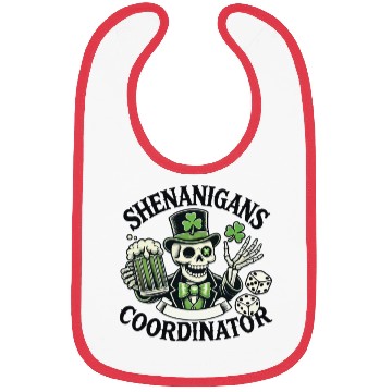 Discover Shenanigans Coordinator Sankt Patrick Tag Bibs