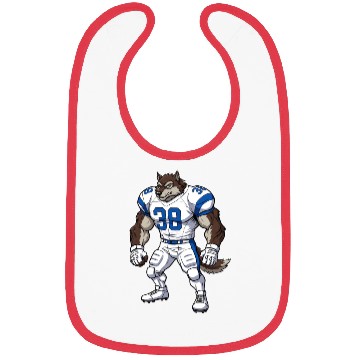 Discover Wolf American football player Bibs