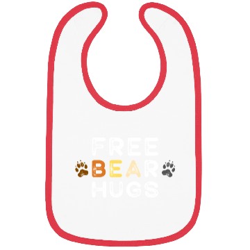 Discover Gay Bear Free Hugs Funny Bear Pride Men Bibs