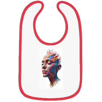 Discover A Hyper realistic Yet Surreal Full frontal Face Bibs