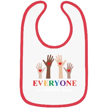 Discover Everyone Is Welcome Here Idaho Teacher Bibs