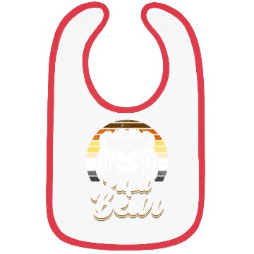 Discover Papa Bear Gay Pride Cool Bear Flag Retro Style Bibs