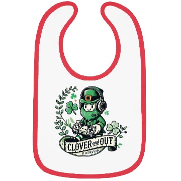Discover Clover And Out St. Patrick's Day Gaming Bibs
