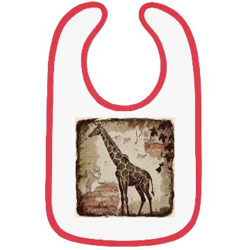 Discover Stylized giraffe Bibs