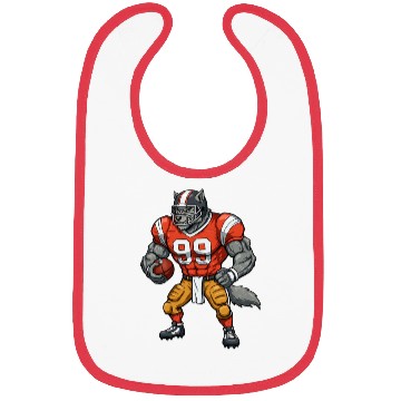 Discover Wolf American football player Bibs