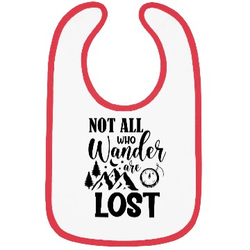 Discover not all who wander are lost Bibs